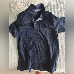 Vineyard Vines heathered blue polo large